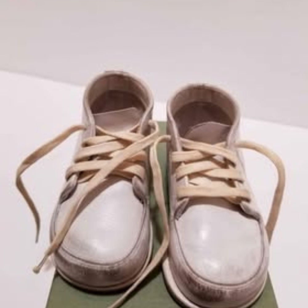 Kids White and Cream Shoes